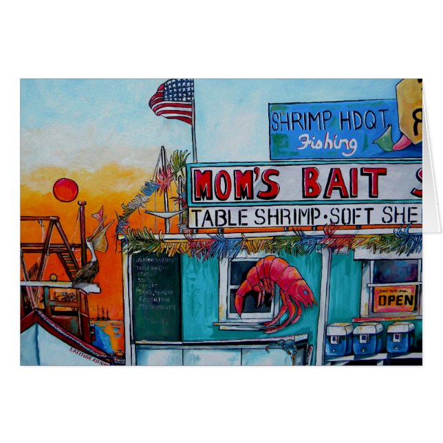 ベイトショップビーチカード (正面横)