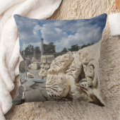 ベイトシーアン国立公園ローマ時代の遺跡 クッション (ブランケット)