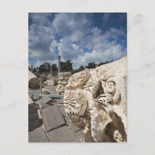 ベイトシーアン国立公園ローマ時代の遺跡 ポストカード (正面)