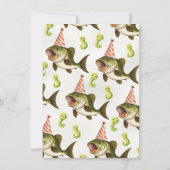 ベイト魚釣り誕生日パーティーを開く 招待状 (裏面)