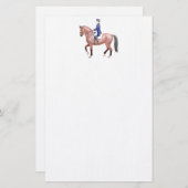 ベイドレクラシカルッセージ馬文房具 便箋 (正面/裏面)