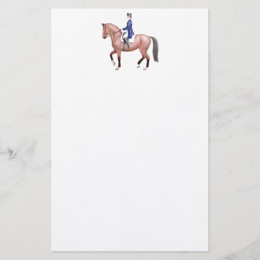 ベイドレクラシカルッセージ馬文房具 便箋 (正面)