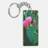 ベイバーテイルサボテンの花 キーホルダー (正面左)