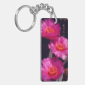ベイバーテイルサボテンの花 2 キーホルダー (正面左)