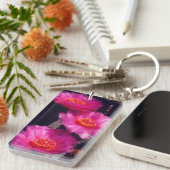 ベイバーテイルサボテンの花 2 キーホルダー (正面右)