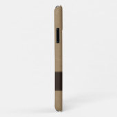 ベイパーソナライズされたフェイクージレザー Case-Mate iPhoneケース (裏面/右)