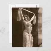 ベイビクトリアンドダンサーヴィンテージ ポストカード (正面/裏面)