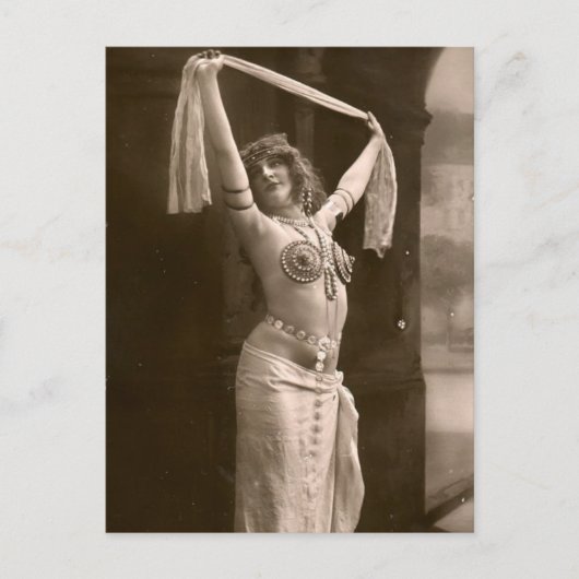 ベイビクトリアンドダンサーヴィンテージ ポストカード (正面)