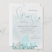 ベイビーお披露目 シップンシー  フォト招待状 招待状 (正面)