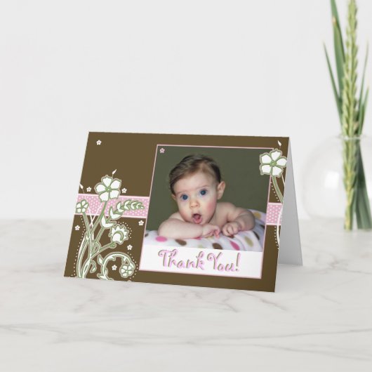 ベイビーからのありがとう！ サンキューカード (正面)
