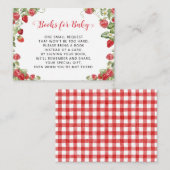 ベイビーにぴったりなスイートストロベリーブック エンクロージャーカード (正面/裏面)