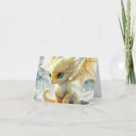 ベイビーイエロードラゴン デジタルアート カード