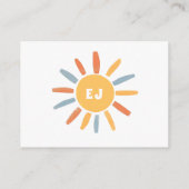 ベイビーサンシャイン ベビーシャワーの本 エンクロージャーカード (裏面)