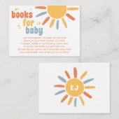 ベイビーサンシャイン ベビーシャワーの本 エンクロージャーカード (正面/裏面)