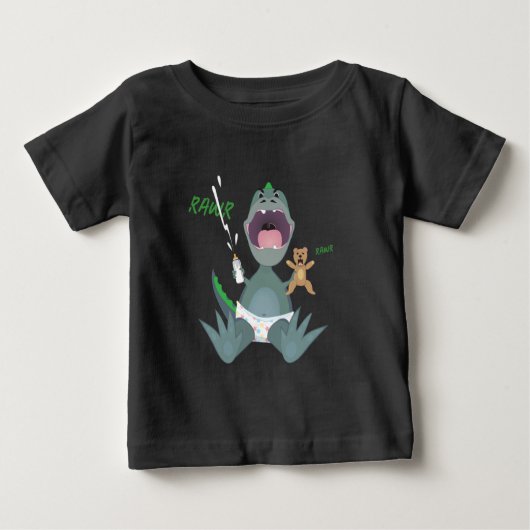 ベイビーザウルス ベビーTシャツ (正面)