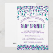 ベイビーシャワーのお誘い 招待状 (正面/裏面)