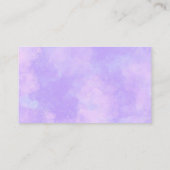 ベイビーシャワーのためのウォーターカラー クラウドナインの本  エンクロージャーカード (裏面)