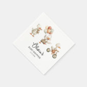 ベイビーシャワーガ間抜けース スタンダードカクテルナプキン (角)