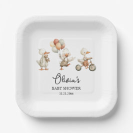 ベイビーシャワーガ間抜けース ペーパープレート