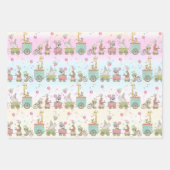 ベイビーシャワーサーカス ラッピングペーパーシート (正面)