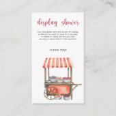 ベイビーシャワーディスプレイシャワー エンクロージャーカード (正面)