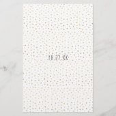 ベイビーシャワービンゴ「金ゴールドペンギン」 チラシ (裏面)