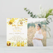 ベイビーシャワービー ベイビーシャワー 招待状 (スタンド正面)