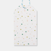 ベイビーシャワーポップ・アートのメッセージカードの準備 ギフトタグ (裏面)