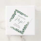 ベイビーシャワーポップ・アートのメッセージカードユーカリ フェイバータグ (インサイチュ)