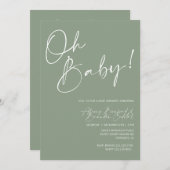 ベイビーシャワー招待状 招待状 (正面/裏面)