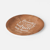 『ベイビーシャワー / スプリンカールーサイド』 ラスティック ペーパープレート (アングル)