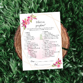 ベイビーシャワー スマホに何が入ってる？ ゲーム パンプキン 招待状