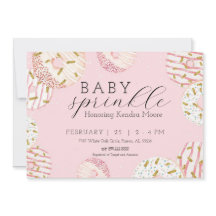 ベイビーシャワー ドーナツ 招待状