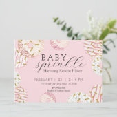 ベイビーシャワー ドーナツ 招待状 (スタンド正面)