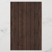 ベイビーシャワー ビンゴ ラスティック スノーフレーク ベイビービンゴカード (裏面)