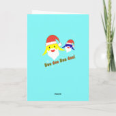 ベイビーシャークのクリスマスカード カード (裏面)