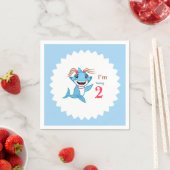 ベイビーシャークの誕生日 スタンダードカクテルナプキン (インサイチュ)