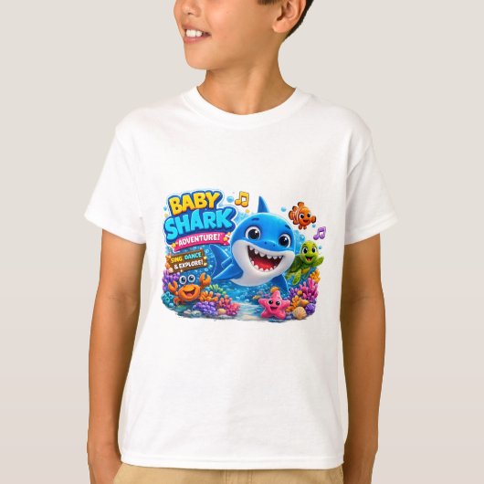 ベイビーシャーク Tシャツ (正面)