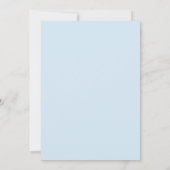 ベイビースプリンクル ブルー バレンタイン リトル スイートハート 招待状 (裏面)