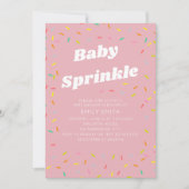 ベイビースプリンクル 招待状 (正面)