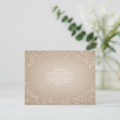 ベイビーズブレスのカードストック風ディテール 招待状 (スタンド正面)