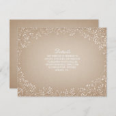 ベイビーズブレスのカードストック風ディテール 招待状 (正面/裏面)