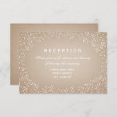 ベイビーズブレスのカードストック風受付カード 招待状 (正面/裏面)