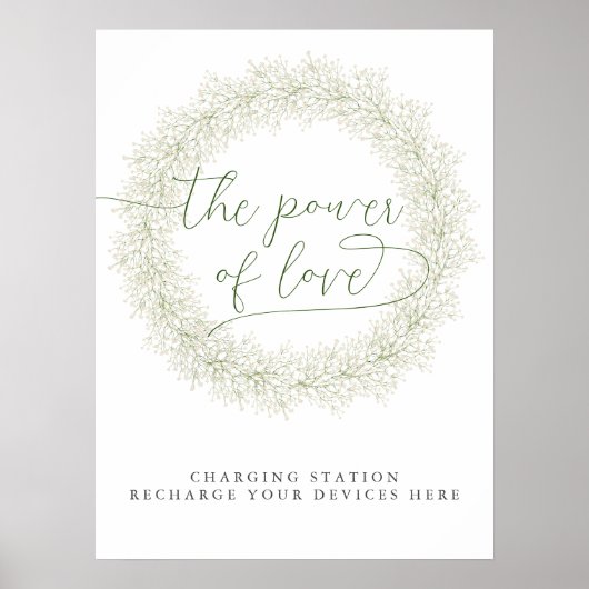 ベイビーズブレス ウェディングシャワー 充電ステーション ポスター (正面)