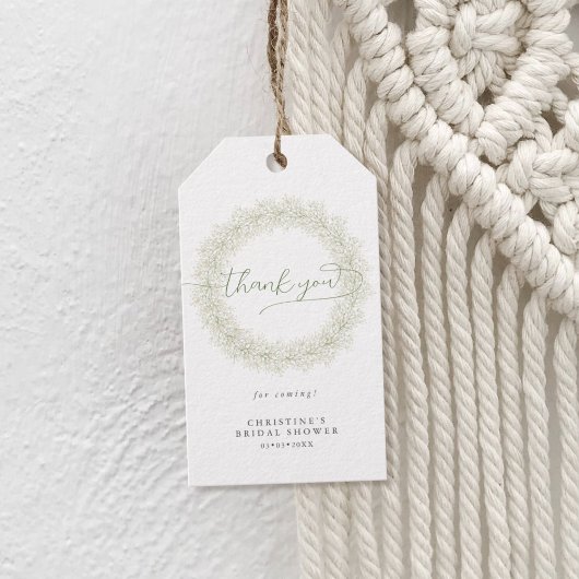 ベイビーズブレス ウェディングシャワー 感謝祭り ギフトタグ