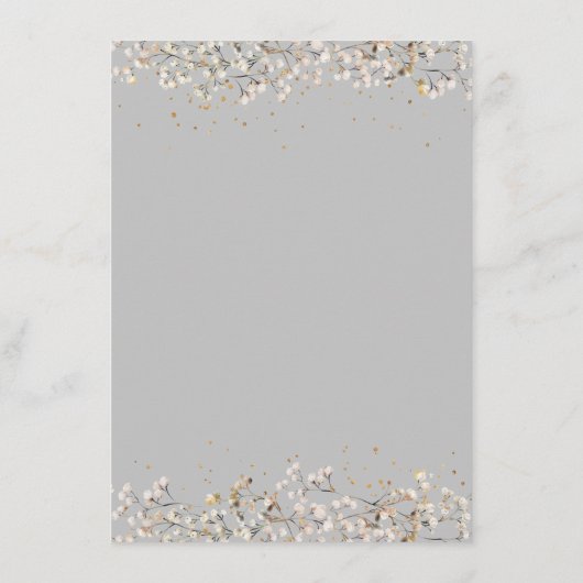 ベイビーズブレス ウェディング 封入カード エンクロージャーカード (裏面)