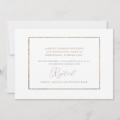 ベイビーズブレス シンプル＆エレガント ブライダルシャワー 招待状 (裏面)