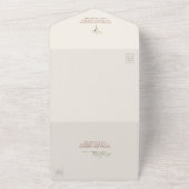 ベイビーズブレス テラコッタ RSVP オールインワン招待状 (外側)