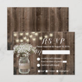 ベイビーズブレス フラワージャー ラスティックバーンナウッド RSVP (正面/裏面)