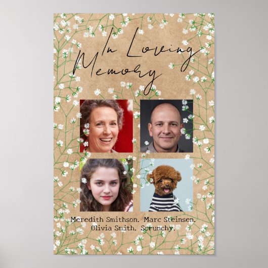 ベイビーズブレス ボヘミアム ラスティック 追憶 ウェディング ポスター (正面)